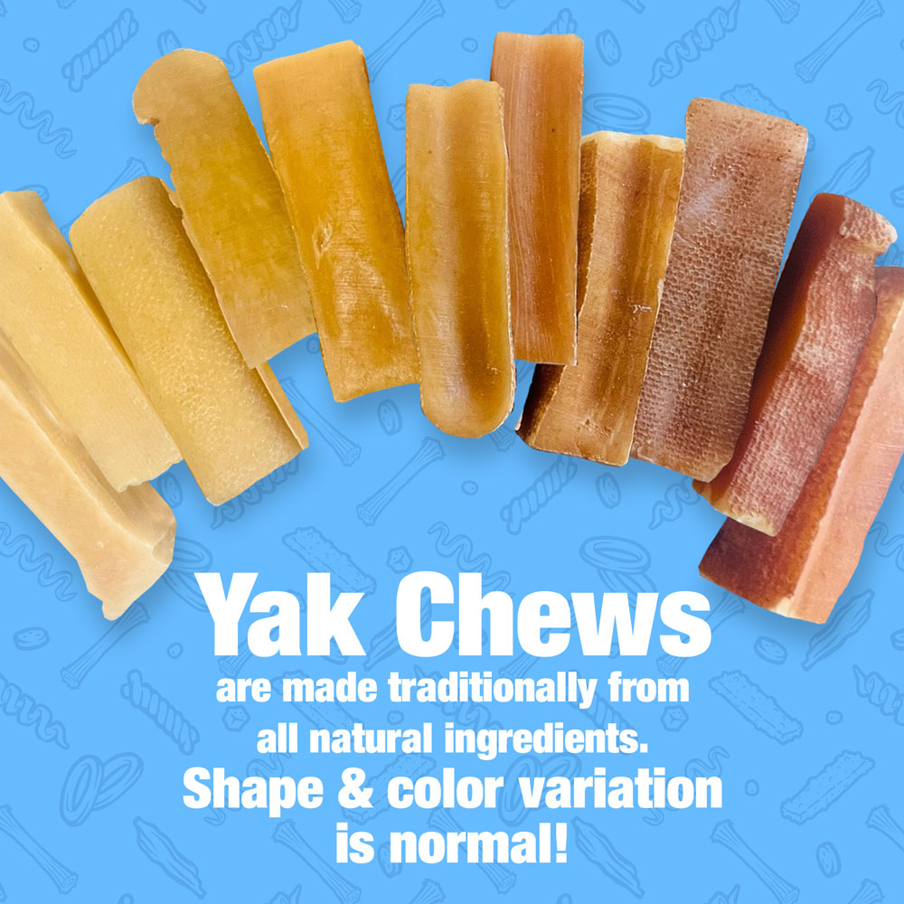 Himalayan Yak Cheese Dog Chews, Small, 25 ct - Long-Lasting for Aggressive Chewers, All Natural, Healthy & Safe, Low Odor Nepal Yak Milk Chews 