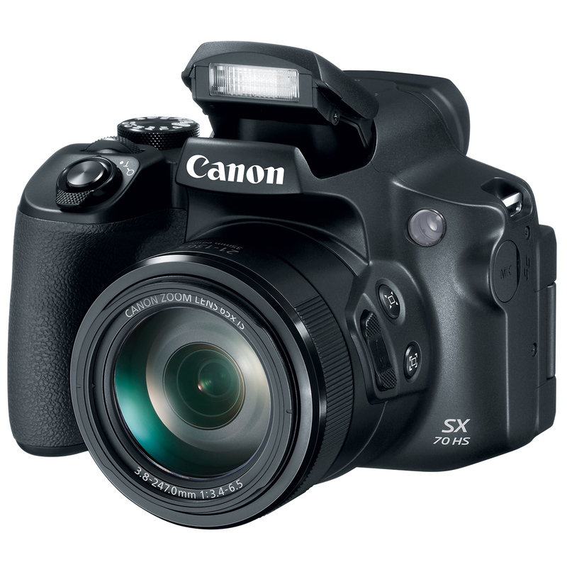 Canon PowerShot SX70 HS Digital Camera (Black)  