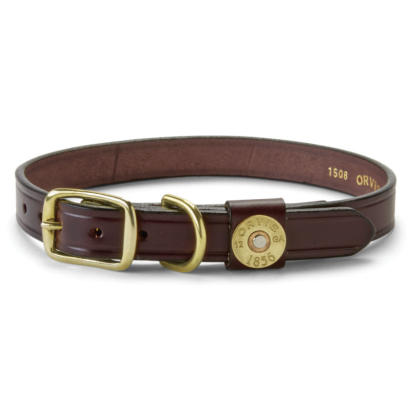 Leather Shotshell Dog Collar and Leash